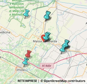 Mappa Via Salvo D'Acquisto, 48024 Massa Lombarda RA, Italia (6.87071)