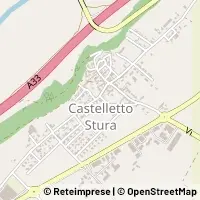 Hartă Castelletto Stura