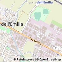 Kaart Ozzano dell'Emilia