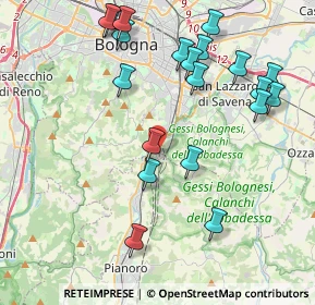 Mappa Via Bruno Buozzi, 40065 Pianoro BO, Italia (4.5915)