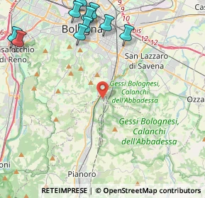 Mappa Via Bruno Buozzi, 40065 Pianoro BO, Italia (6.24333)