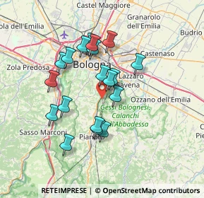 Mappa Via Bruno Buozzi, 40065 Pianoro BO, Italia (6.17842)
