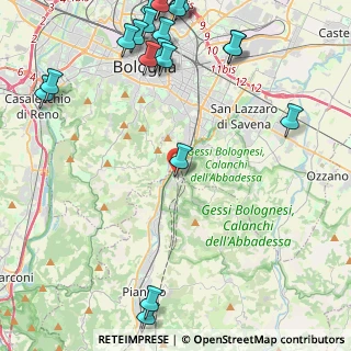 Mappa Via Bruno Buozzi, 40065 Pianoro BO, Italia (6.3725)