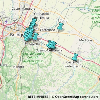 Mappa Via dello Sport, 40064 Ozzano dell'Emilia BO, Italia (7.1055)