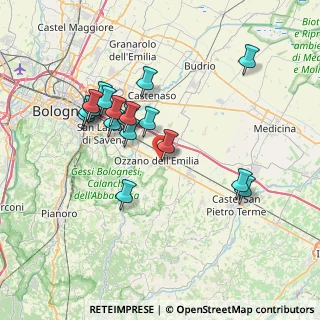 Mappa Via dello Sport, 40064 Ozzano dell'Emilia BO, Italia (7.135)