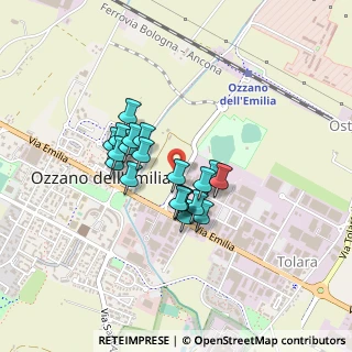 Mappa Via dello Sport, 40064 Ozzano dell'Emilia BO, Italia (0.318)