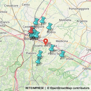Mappa Via dello Sport, 40064 Ozzano dell'Emilia BO, Italia (12.78882)