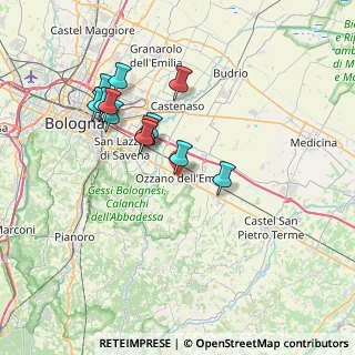 Mappa Corso Giuseppe Garibaldi, 40064 Ozzano dell'Emilia BO, Italia (6.8225)