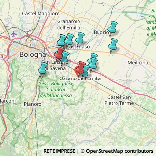 Mappa Corso Giuseppe Garibaldi, 40064 Ozzano dell'Emilia BO, Italia (5.83929)
