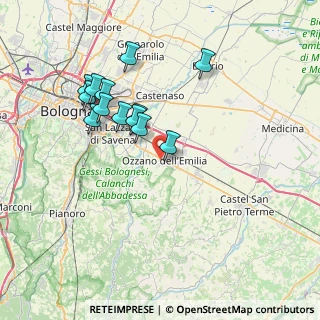 Mappa Corso Giuseppe Garibaldi, 40064 Ozzano dell'Emilia BO, Italia (7.04154)