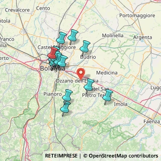 Mappa Via Tolara di Sotto, 40064 Ozzano dell'Emilia BO, Italia (13.40176)