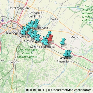 Mappa Via Tolara di Sotto, 40064 Ozzano dell'Emilia BO, Italia (6.369)