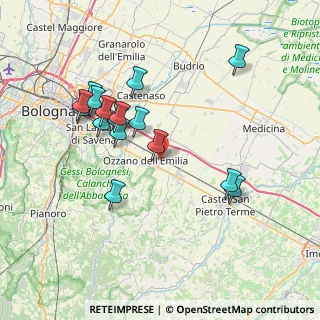 Mappa Via Tolara di Sotto, 40064 Ozzano dell'Emilia BO, Italia (7.43125)