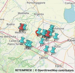 Mappa Via Sandro Pertini, 48024 Massa Lombarda RA, Italia (11.019)