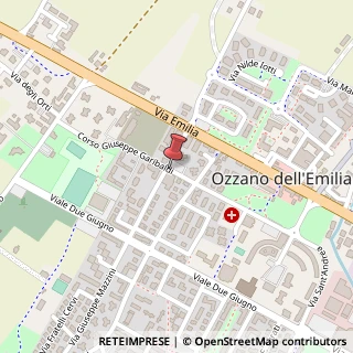 Mappa Corso Giuseppe Garibaldi, 2, 40064 Ozzano dell'Emilia, Bologna (Emilia Romagna)