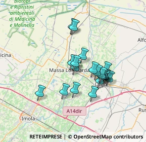 Mappa Via John Fitzgerald Kennedy, 48024 Massa Lombarda RA, Italia (5.6735)