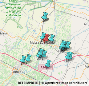 Mappa Via John Fitzgerald Kennedy, 48024 Massa Lombarda RA, Italia (6.881)