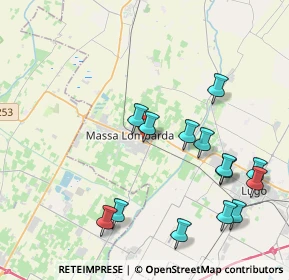 Mappa Via John Fitzgerald Kennedy, 48024 Massa Lombarda RA, Italia (4.56357)