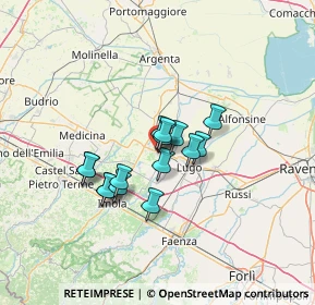 Mappa Via Carlo Pisacane, 48024 Massa Lombarda RA, Italia (9.27)