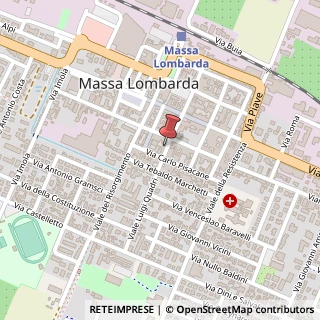 Mappa Via Aurelio Saffi, 25, 48024 Massa Lombarda, Ravenna (Emilia Romagna)