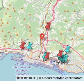 Mappa 16161 Genova GE, Italia (4.50636)