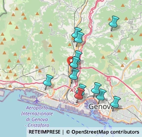 Mappa 16161 Genova GE, Italia (3.42583)