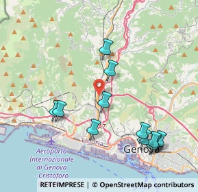 Mappa 16161 Genova GE, Italia (4.40167)