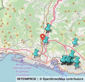 Mappa 16161 Genova GE, Italia (5.3075)
