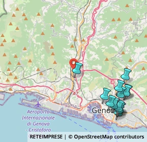 Mappa 16161 Genova GE, Italia (5.69308)