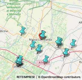 Mappa Via Fratelli Rosselli, 48024 Massa Lombarda RA, Italia (9.191)