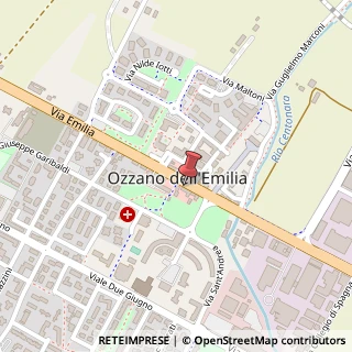 Mappa Via Emilia, 190, 40064 Ozzano dell'Emilia, Bologna (Emilia Romagna)