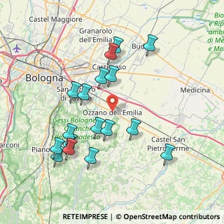 Mappa Ozzano, 40064 Ozzano dell'Emilia BO, Italia (7.94294)