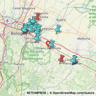 Mappa Ozzano, 40064 Ozzano dell'Emilia BO, Italia (8.4705)