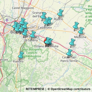 Mappa Ozzano, 40064 Ozzano dell'Emilia BO, Italia (8.9595)