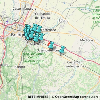 Mappa Piazza Xxv Aprile, 40064 Ozzano dell'Emilia BO, Italia (7.3395)