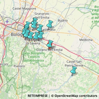 Mappa Piazza Xxv Aprile, 40064 Ozzano dell'Emilia BO, Italia (8.30875)