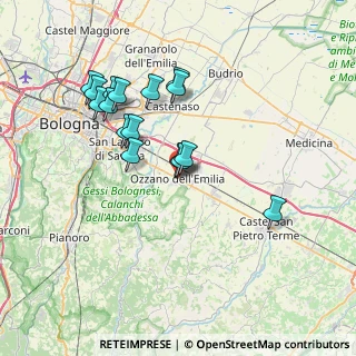 Mappa Piazza Xxv Aprile, 40064 Ozzano dell'Emilia BO, Italia (6.85563)
