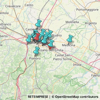 Mappa Piazza Xxv Aprile, 40064 Ozzano dell'Emilia BO, Italia (10.5615)