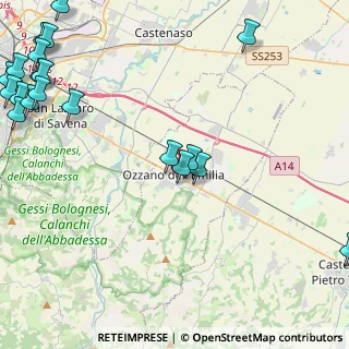 Mappa Piazza Xxv Aprile, 40064 Ozzano dell'Emilia BO, Italia (6.883)