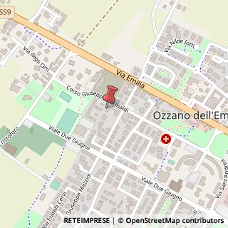 Mappa Corso Giuseppe Garibaldi, 16, 40064 Ozzano dell'Emilia, Bologna (Emilia Romagna)