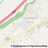 Mapa Castelletto Stura