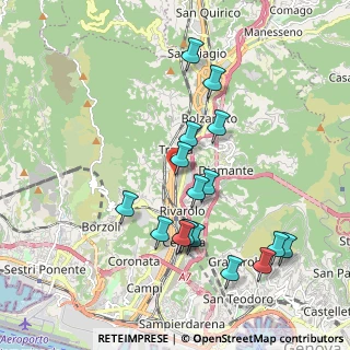 Mappa Via Lepanto, 16161 Genova GE, Italia (1.96765)