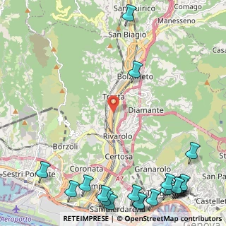 Mappa Via Lepanto, 16161 Genova GE, Italia (3.755)