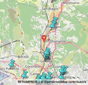 Mappa Via Lepanto, 16161 Genova GE, Italia (3.07)