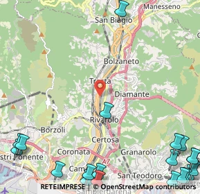 Mappa Via Lepanto, 16161 Genova GE, Italia (3.973)