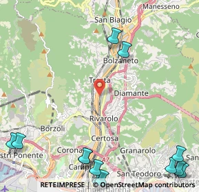 Mappa Via Lepanto, 16161 Genova GE, Italia (3.57615)