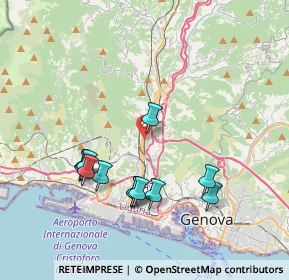 Mappa Via Lepanto, 16161 Genova GE, Italia (3.815)