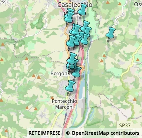 Mappa Di Sasso Marconi, 40037 Borgonuovo BO, Italia (1.304)