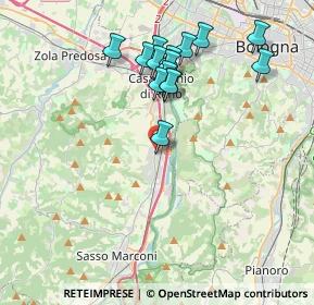 Mappa Di Sasso Marconi, 40037 Borgonuovo BO, Italia (3.78067)