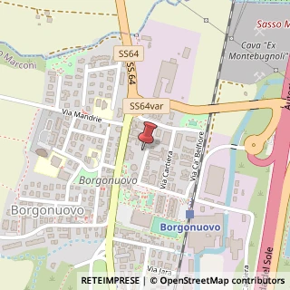 Mappa Via Cartiera, 6, 40037 Sasso Marconi, Bologna (Emilia Romagna)